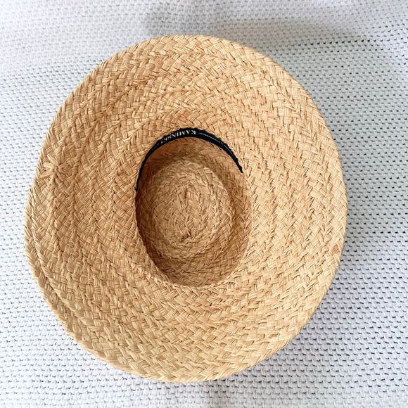 Helen Kaminski Vintage Raffia Classic 5 Turn Up Down Brim Sun Hat Handmade main image 5